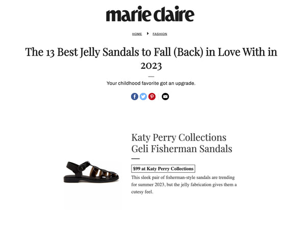 marie claire - Geli Fisherman Sandals